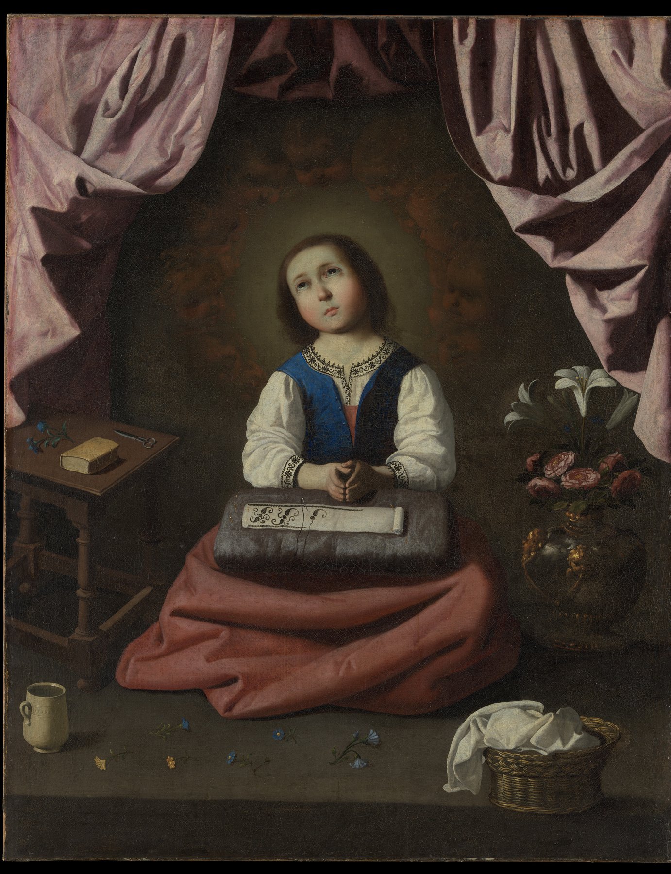 The Young Virgin by Francisco de Zurbarán, ca. 1632–33, The Metropolitan Museum of Art, New York