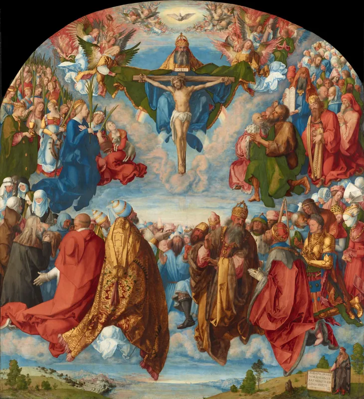 All Saints' Picture (Landauer Altarpiece) by Albrecht Dürer