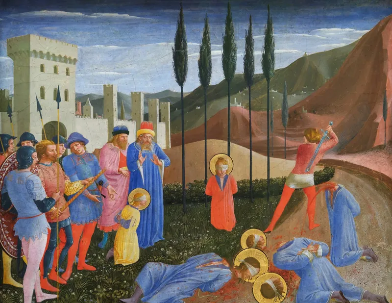 The Martyrdom of Saints Cosmas and Damian — Fra Angelico (Italian, c. 1395–1455)
