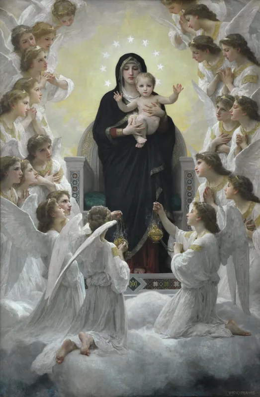 Regina Angelorum — William-Adolphe Bouguereau (French, 1825–1905)
