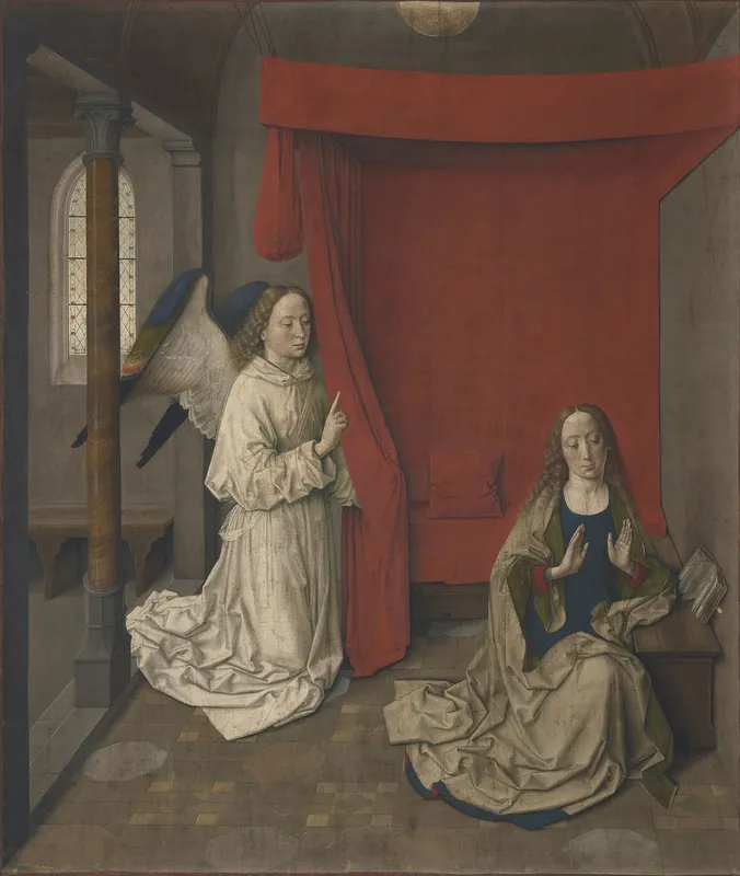 The Annunciation — Dieric Bouts (Netherlandish, about 1415–1475)
