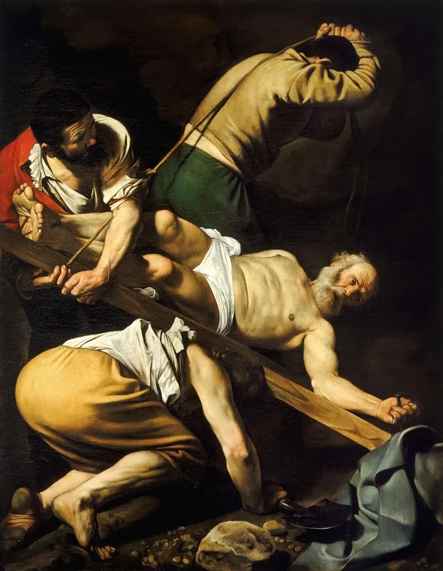 The Crucifixion of St Peter — Caravaggio (Italian, 1571–1610)