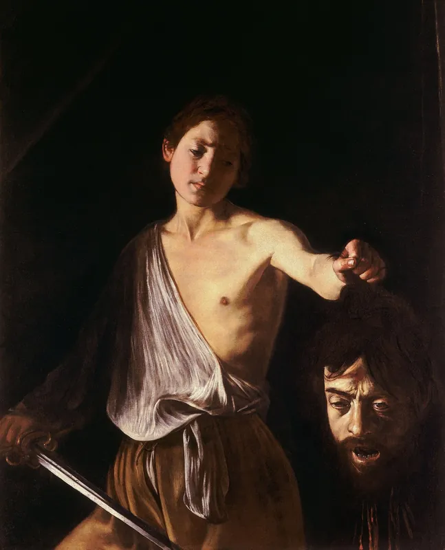 David with the Head of Goliath — Caravaggio (Italian, 1571–1610)