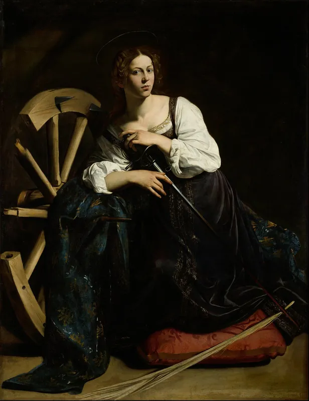 Saint Catherine of Alexandria — Caravaggio (Italian, 1571–1610)