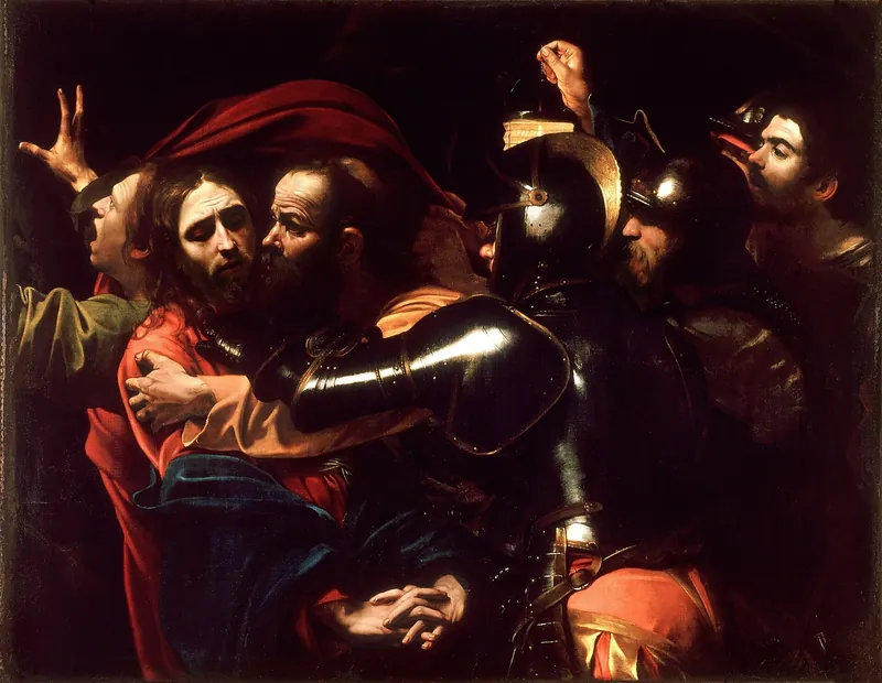 The Taking of Christ — Caravaggio (Italian, 1571–1610)