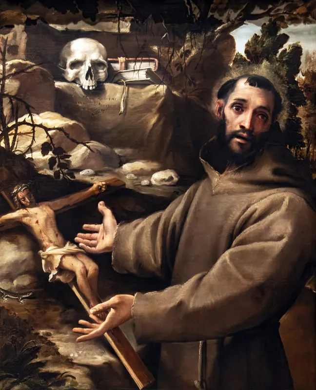 Saint Francis in Meditation — Annibale Carracci (Italian, 1560–1609)