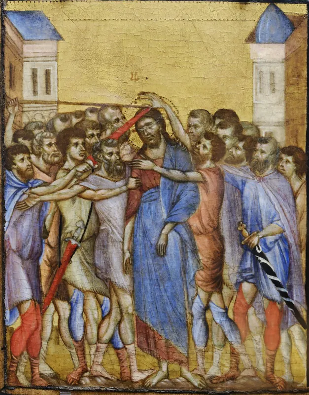 The Mocking of Christ — Cimabue (Italian, c. 1240–1302)