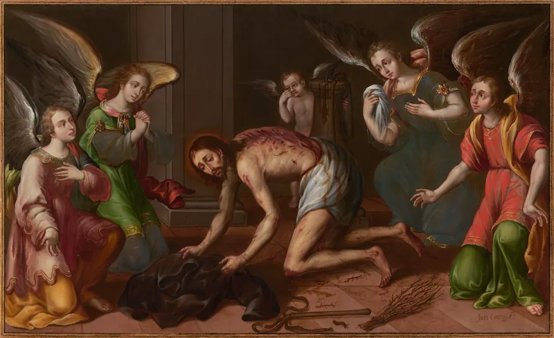 Christ Gathering His Garments after the Flagellation — Juan Correa (Mexican, 1646–1716)