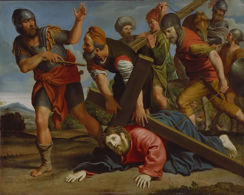 The Way to Calvary — Domenichino (Domenico Zampieri) (Italian, 1581–1641)