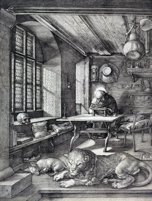 Saint Jerome in His Study — Albrecht Dürer (German, 1471–1528)