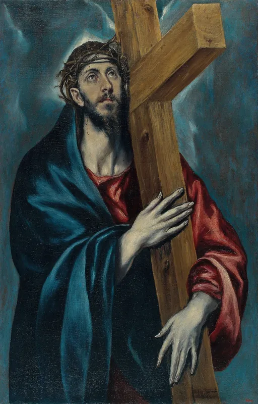 Christ Carrying the Cross — El Greco (Greek–Spanish, 1541–1614)