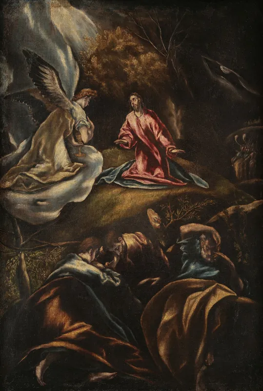 The Agony in the Garden — El Greco (Greek–Spanish, 1541–1614)