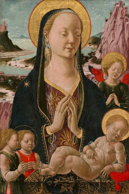 Madonna and Child with Angels — Ferrarese 15th Century