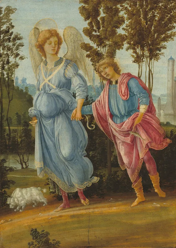 Tobias and the Angel — Filippino Lippi (Italian, Florentine, 1457–1504)