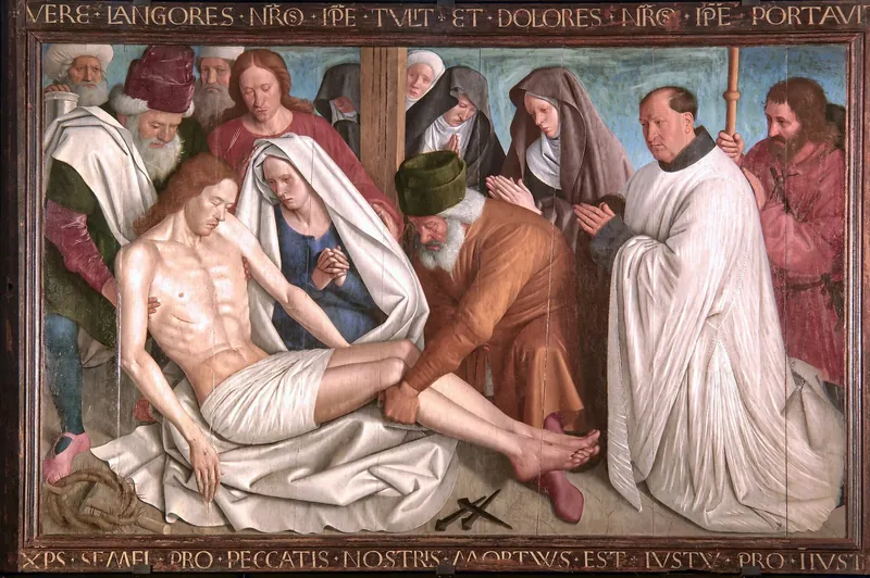 Pietà of Nouans (Nouans Pietà) — Attributed to Jean Fouquet (French)