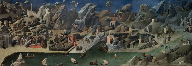 The Thebaid — Attributed to Fra Angelico (Italian, c. 1395–1455)