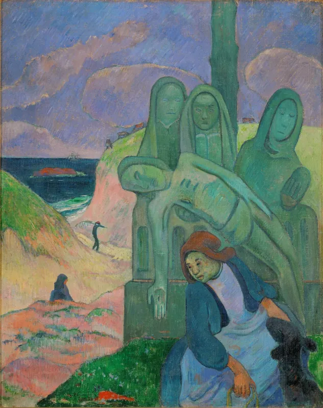 The Green Christ (Le calvaire breton) by Paul Gauguin