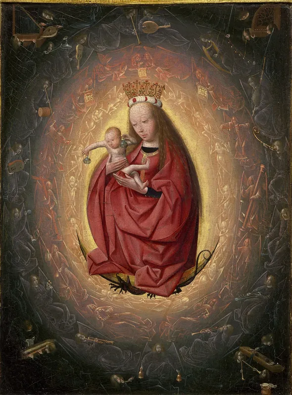 The Glorification of the Virgin — Geertgen tot Sint Jans (circa 1455/1465 - circa 1485/1495)