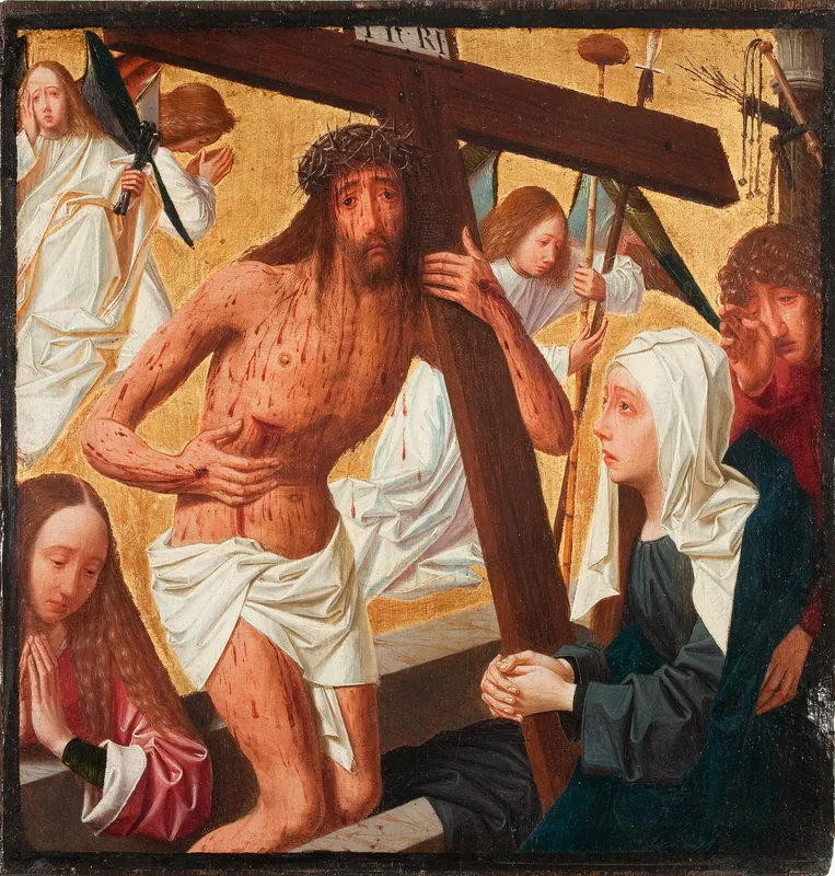 Man of Sorrows (Man van Smarten) by Geertgen tot Sint Jans (schilder)