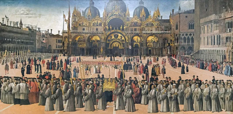Procession in Piazza San Marco — Gentile Bellini