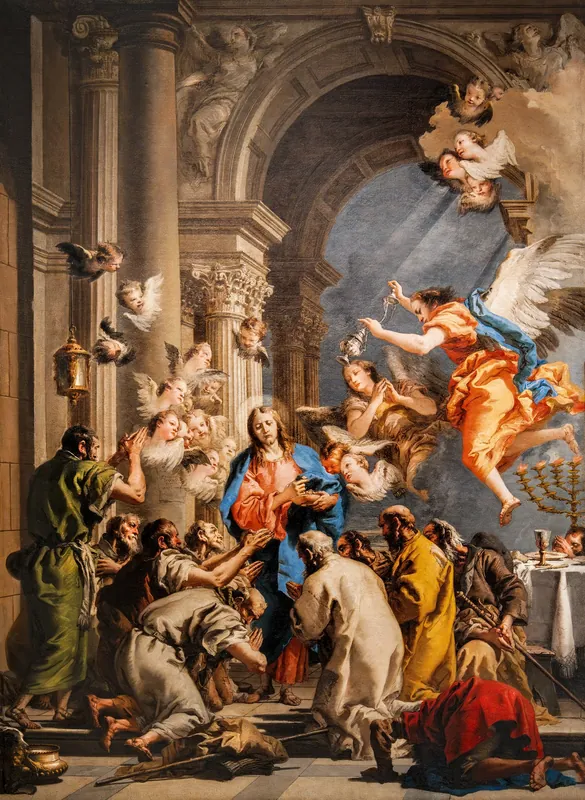 The Institution of the Eucharist by Giandomenico Tiepolo