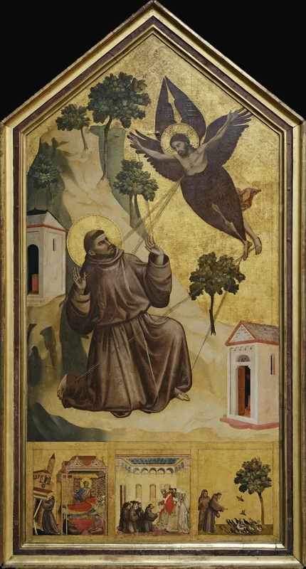 St Francis Receiving the Stigmata — Giotto (Italian, c. 1267–1337)