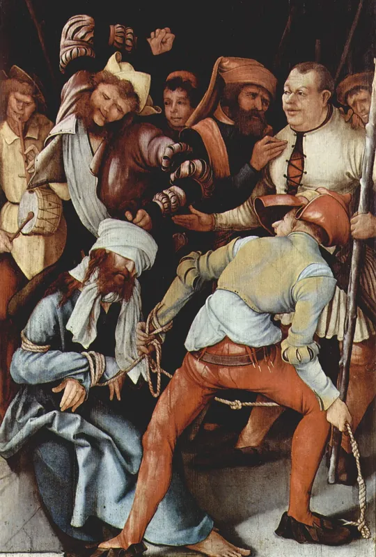 The Mocking of Christ (Verspottung Christi) — Matthias Grünewald
