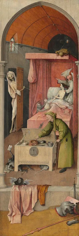 Death and the Miser by Hieronymus Bosch