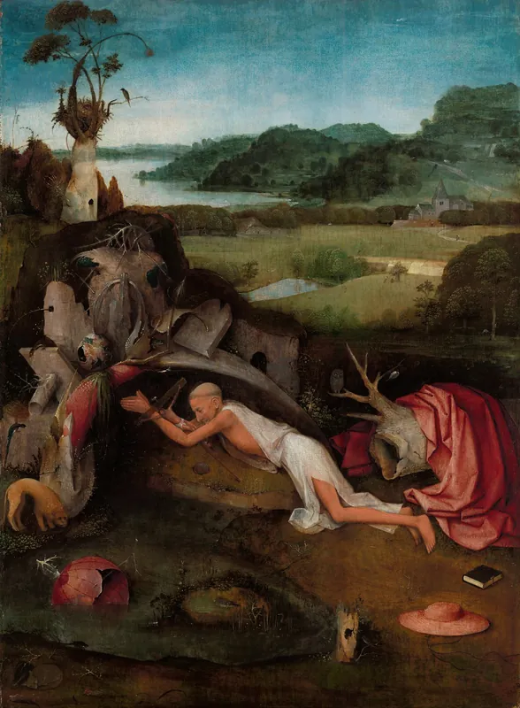 St Jerome at Prayer by Hieronymus Bosch
