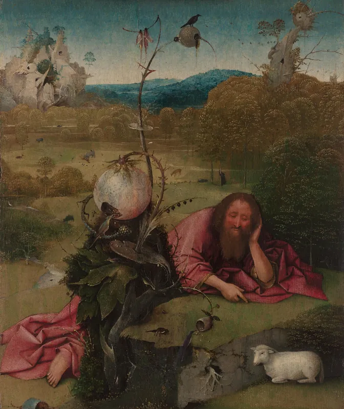 St John the Baptist in the Wilderness by Hieronymus Bosch