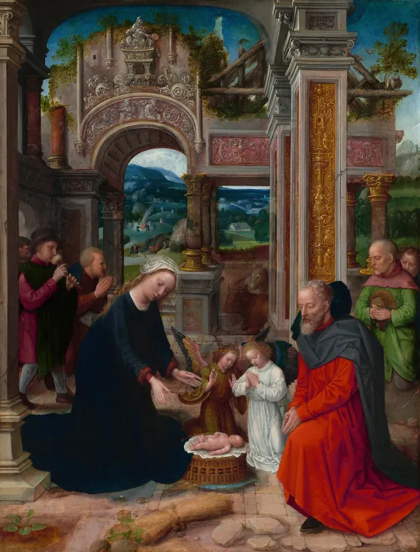 The Adoration of the Shepherds — Adriaen Isenbrant (Netherlandish, active 1510–1551)