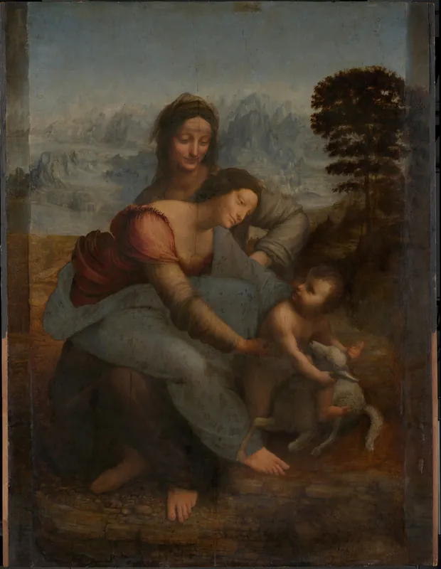 The Virgin and Child with Saint Anne — Leonardo da Vinci (Italian, 1452–1519)