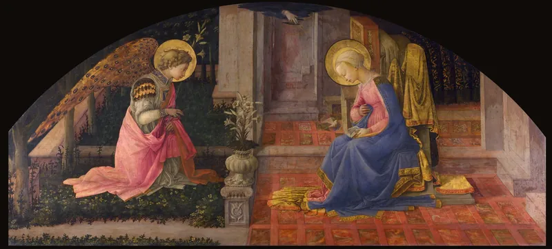 The Annunciation by Fra Filippo Lippi