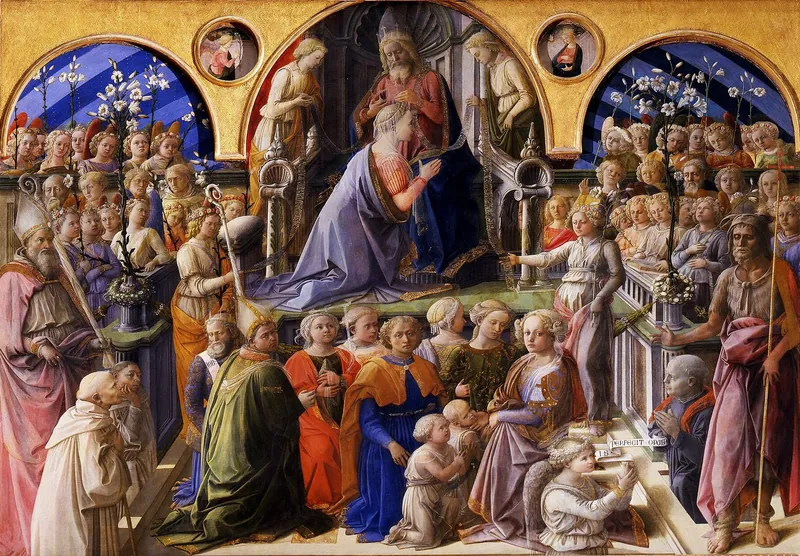 The Coronation of the Virgin — Fra Filippo Lippi (Italian, c. 1406–1469)