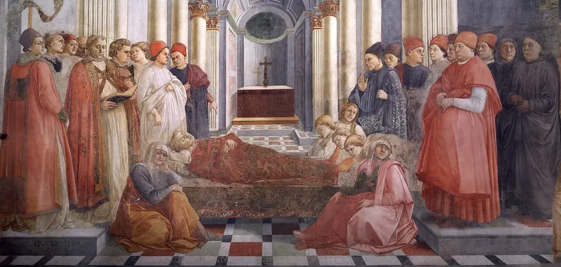 The Funeral of Saint Stephen — Fra Filippo Lippi and workshop (Italian, c. 1406–1469)