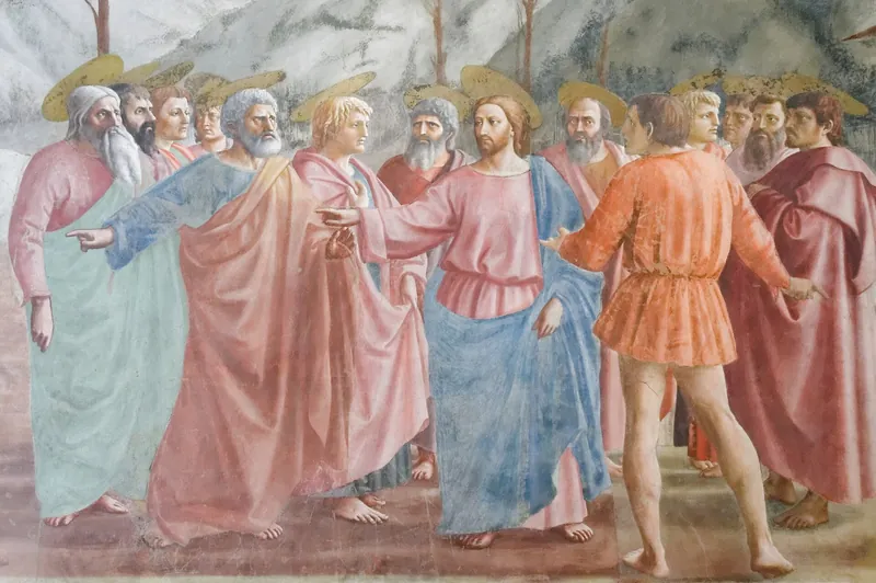 The Tribute Money — Masaccio (Italian, 1401–1428)
