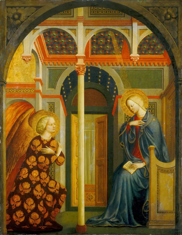 The Annunciation — Masolino da Panicale (Florentine, c. 1383–1435 or after)