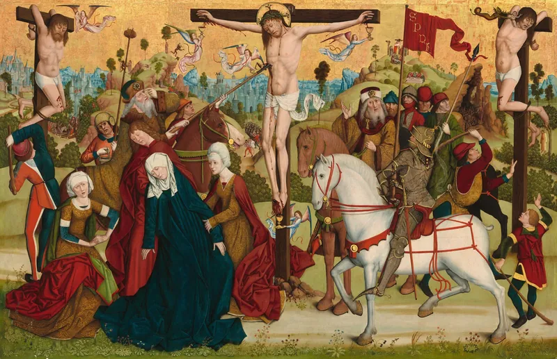 Calvary — Master of the Death of Saint Nicholas of Münster (German, active c. 1460–1490)
