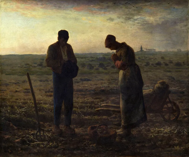 The Angelus — Jean-François Millet (French, 1814–1875)