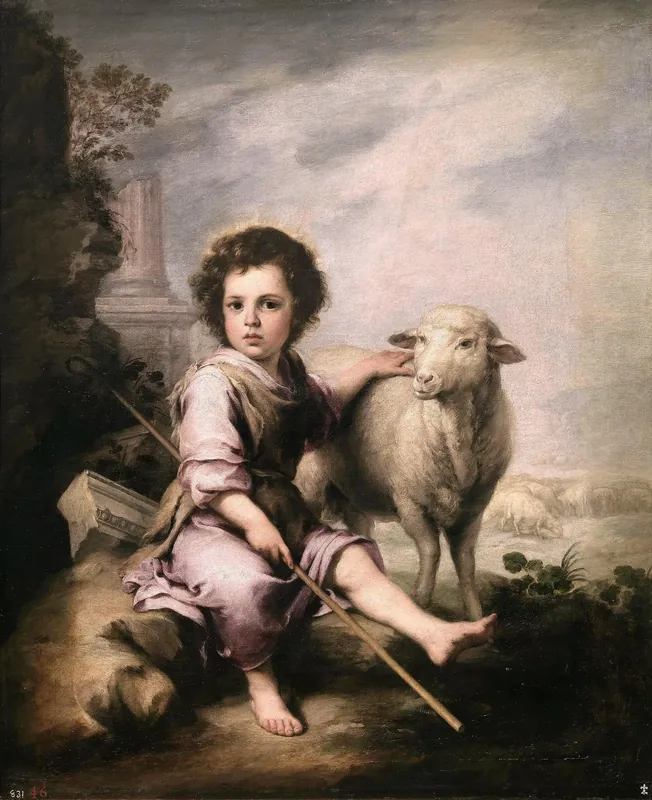 The Good Shepherd — Bartolomé Esteban Murillo (Spanish, 1617–1682)