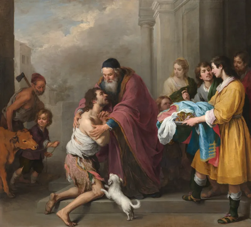 The Return of the Prodigal Son — Bartolomé Esteban Murillo (Spanish, 1617–1682)