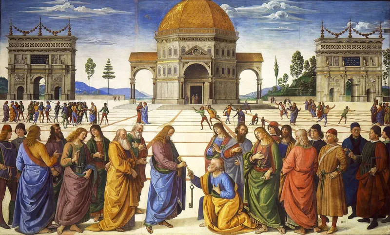 Delivery of the Keys — Pietro Perugino (Italian, c. 1446–1523)
