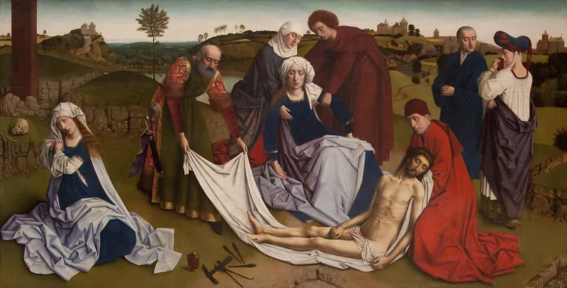The Lamentation — Petrus Christus (Baarle 1410/20 – Bruges 1475/76)