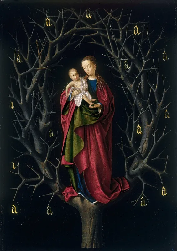 The Virgin of the Dry Tree (Madonna of the Dry Tree) — Petrus Christus
