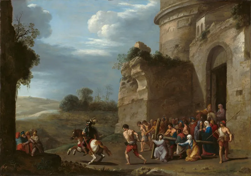 Christ Carrying the Cross — Cornelis van Poelenburch (Dutch, 1594/1595–1667)