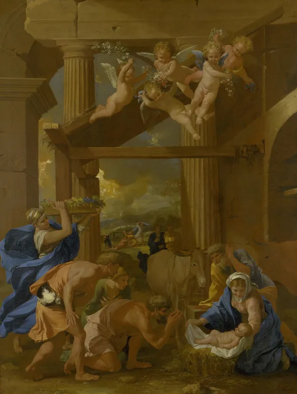 The Adoration of the Shepherds — Nicolas Poussin (French, 1594–1665)