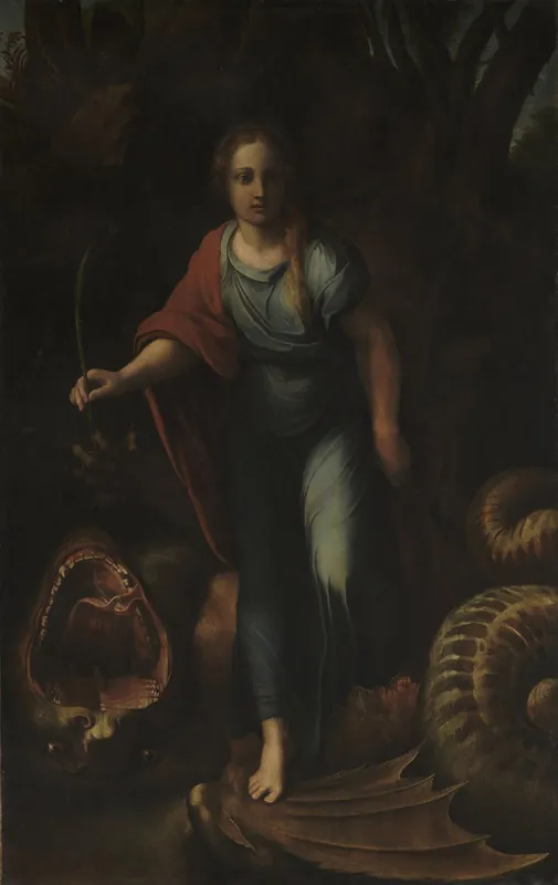 Saint Margaret — Raphael and Giulio Romano (Italian, 1483–1520; 1499–1546)