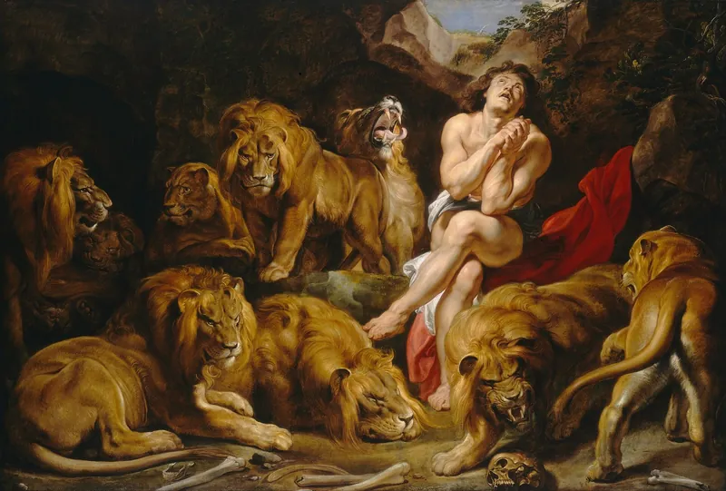 Daniel in the Lions' Den — Peter Paul Rubens (Flemish, 1577–1640)