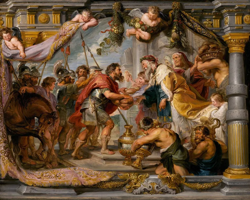 The Meeting of Abraham and Melchizedek — Peter Paul Rubens (Flemish, 1577–1640)