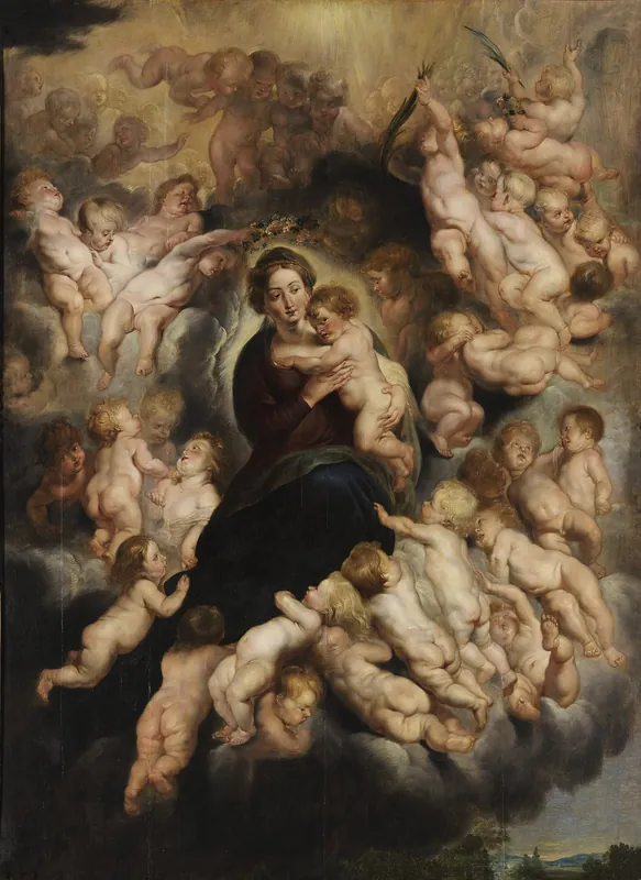 The Virgin and Child Surrounded by the Holy Innocents — Peter Paul Rubens (Flemish, 1577–1640)